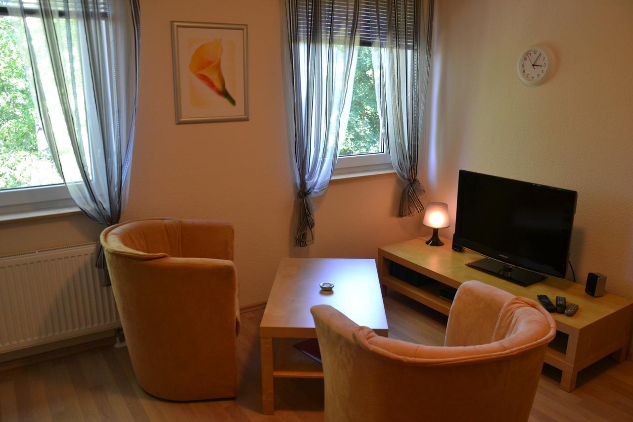 Toepferpark Aparthotel Olbersdorf Bagian luar foto